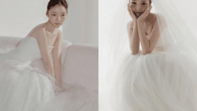 بارك جين جو تكشف عن إطلالة زفاف مشرقة قبل حفل زفافها القادم بارك جين جو تكشف عن إطلالة زفاف مشرقة قبل حفل زفافها القادم