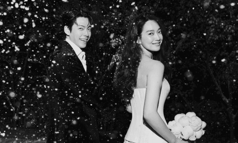 كشفت وكالة AM Entertainment عن صور للقطات من جلسة تصوير زفاف شين مين آه وكيم وو بين الرائعة