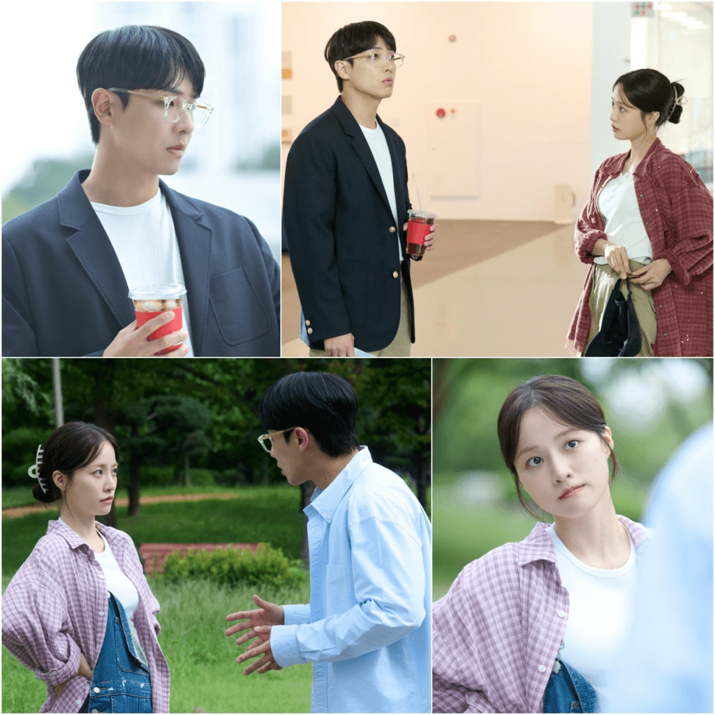 موعد غرامي كارثي بين لي جون وباي يون كيونغ يبدأ بخطأ في تطبيق المواعدة في مسلسل "مسار الحب - Love Track"