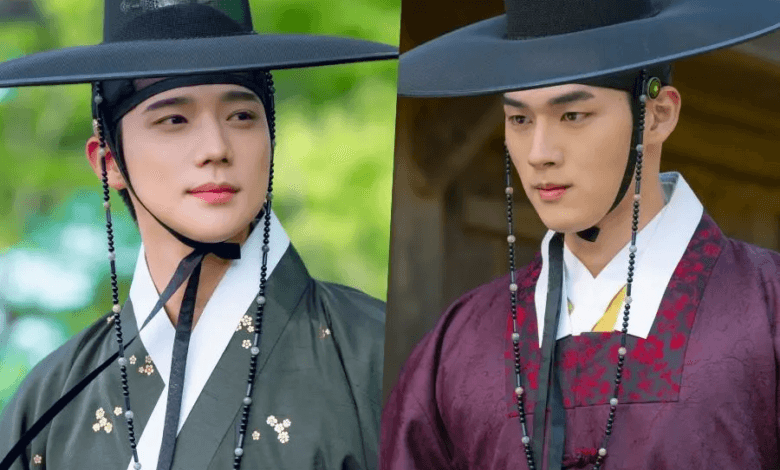 مون سانغ مين وهونغ مين كي أصبحا حذرين من بعضهما البعض بعد الوقوع في حب نام جي هيون في "إلى لصتي الحبيبة"