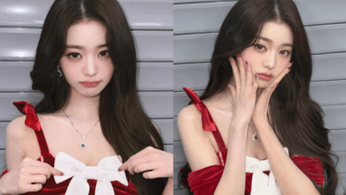 وونيونغ من فرقة IVE تبهر الأنظار بفستانها القصير الرائع المستوحى من شخصية فتاة سانتا