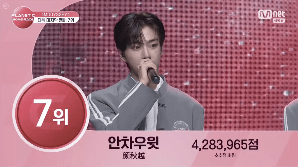 أعلنت سلسلة "PLANET C: HOME RACE" المشتقة من "BOYS II PLANET" عن أعضاء المجموعة النهائية MODYSSEY، وأطلقت حساباتها على مواقع التواصل الاجتماعي أعلنت سلسلة "PLANET C: HOME RACE" المشتقة من "BOYS II PLANET" عن أعضاء المجموعة النهائية MODYSSEY، وأطلقت حساباتها على مواقع التواصل الاجتماعي