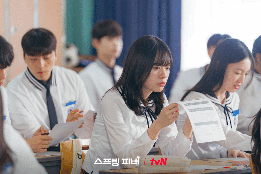 تشو جون يونغ ولي جاي إن متنافسان على المركز الأول في الدراما الجديدة "حمى الربيع - Spring Fever"