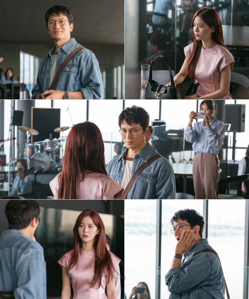 جي سونغ يتلقى صفعة من أوه سي يونغ بعد عودته بالزمن إلى 2025 في "عودة القاضي - The Judge Returns"