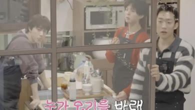 شاهد: بارك بو غوم، لي سانغ يي، وكواك دونغ يون يراقبون الباب بتوتر بحثًا عن الزبائن في برنامج منوعات جديد