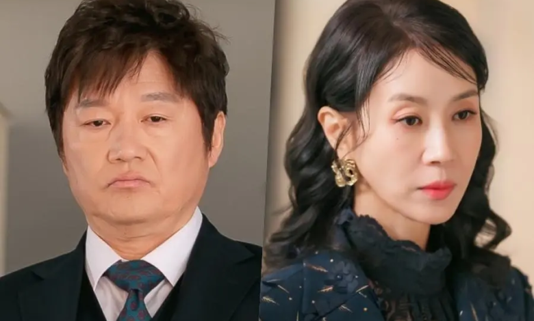 تشوي جاي سونغ و كيم هي جونغ هما زوجان لا يرحمان من عائلة ثرية ولن يتوقفا عند أي شيء من أجل السلطة في "اللؤلؤة الحمراء - Pearl In Red"