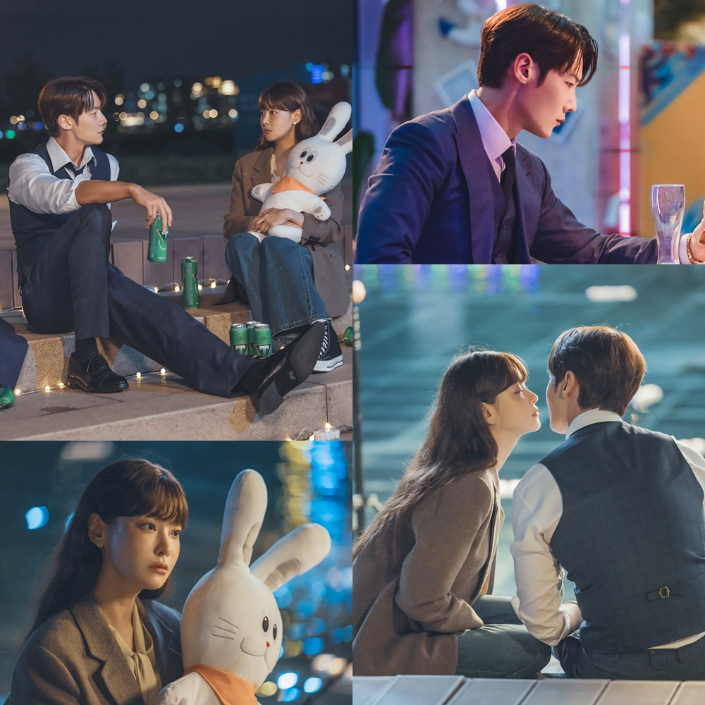 أوه يون سيو و تشوي جين هيوك يميلان لتقبيل بعضهما في مسلسل "إيجابيًا لك - Positively Yours"