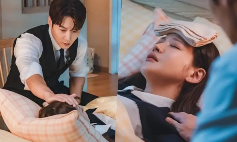 تشوي جين هيوك يضحي بالنوم ليعتني بأوه يون سيو في مسلسل "إيجابيًا لك - Positively Yours"