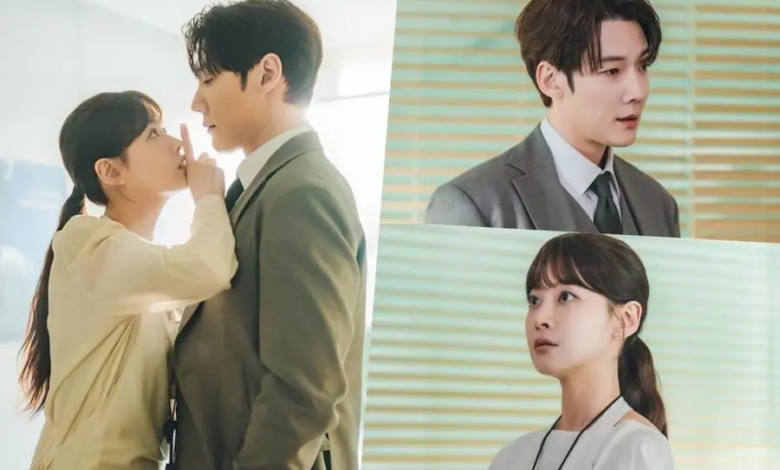 أوه يون سيو و تشوي جين هيوك يتقاربان في غرفة اجتماعات فارغة في مسلسل "إيجابيًا لك - Positively Yours"