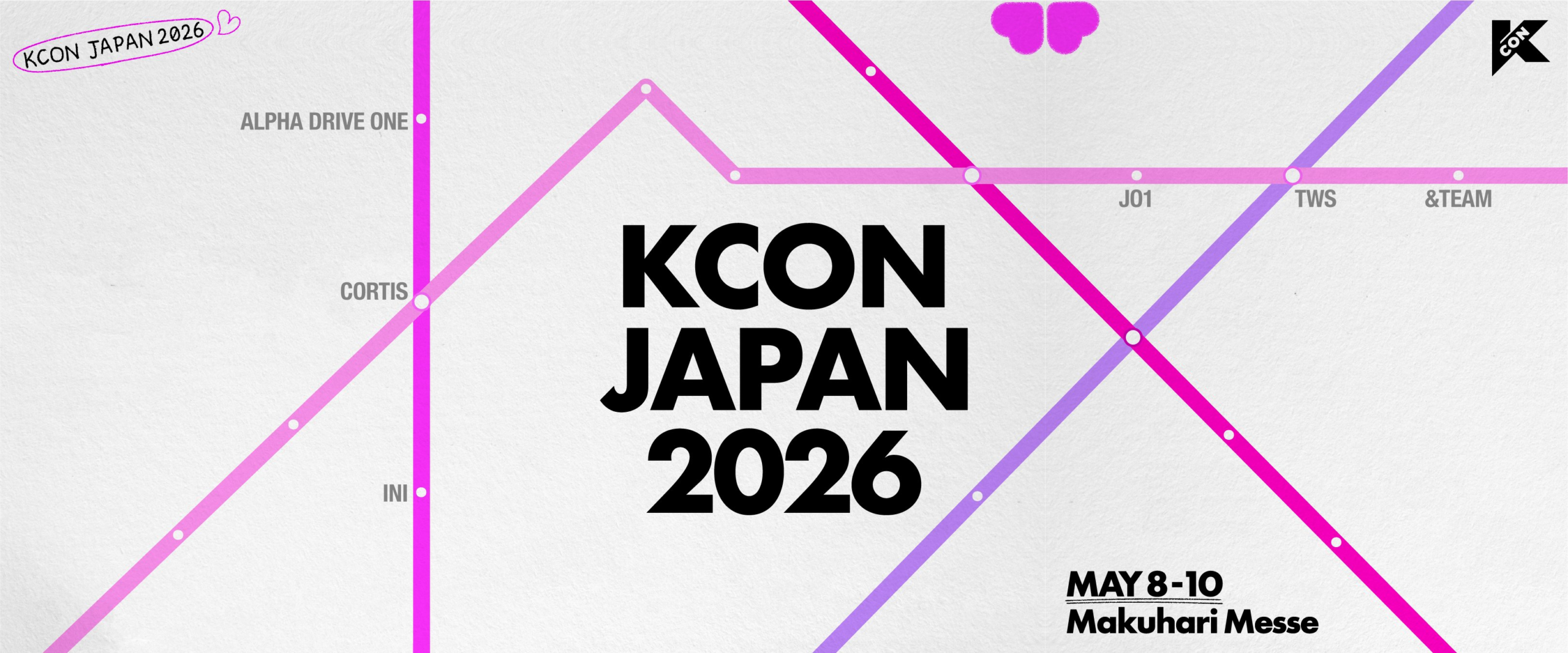 أعلنت KCON Japan 2026 عن التشكيلة الأولى للفنانين المشاركين