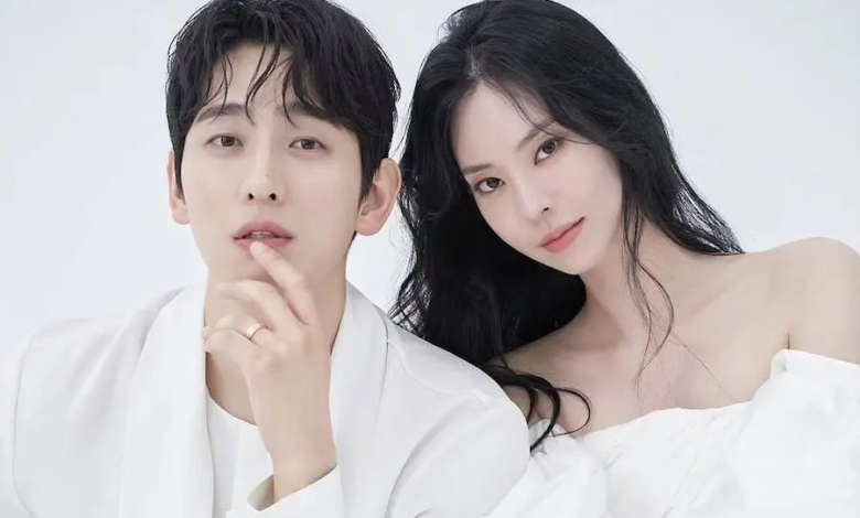 يون باك و كيم سو بين يرحبان بطفلهما الأول