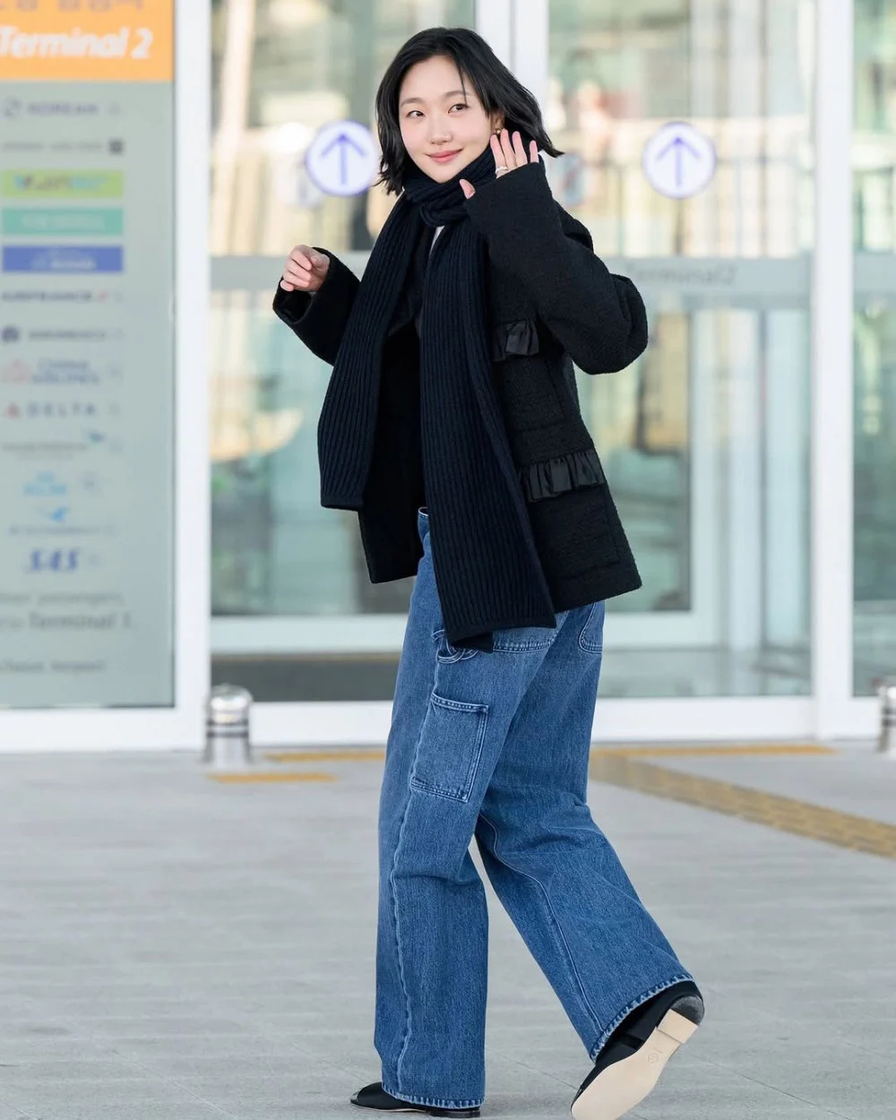 كيم غو اون تبهر الجميع بإطلالتها الرائعة والطبيعية قبل عرض شانيل في باريس + آراء مستخدمي الانترنت الكوريين