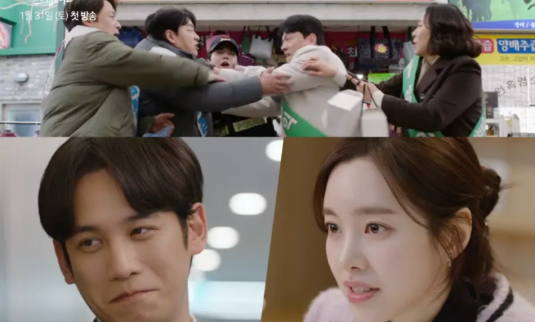 شاهد: بارك كي وونغ و جين سي يون يجدان الحب وسط شجار عائلتيهما في الإعلان التشويقي لمسلسل "وصفة للحب - Recipe For Love"
