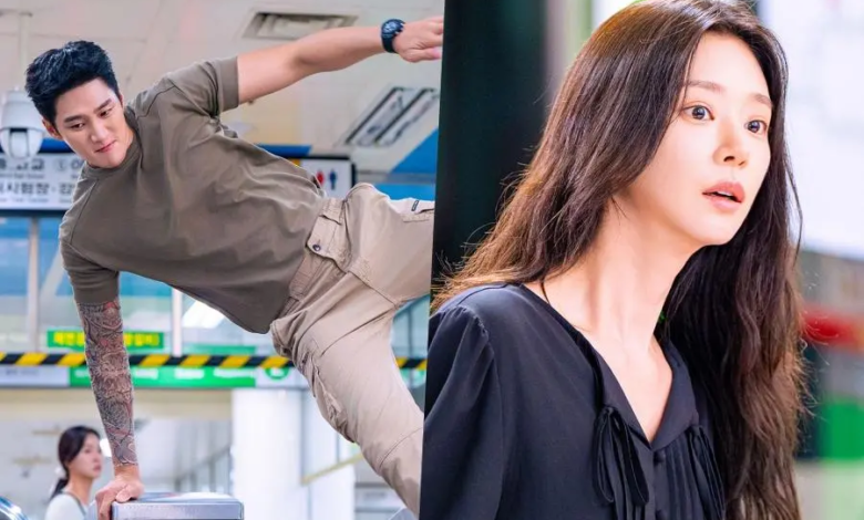 يتسابق آهن بو هيون ولي جو بين عبر مترو الأنفاق بحثاً عن شخص ما معاً في مسلسل "حمى الربيع - Spring Fever"