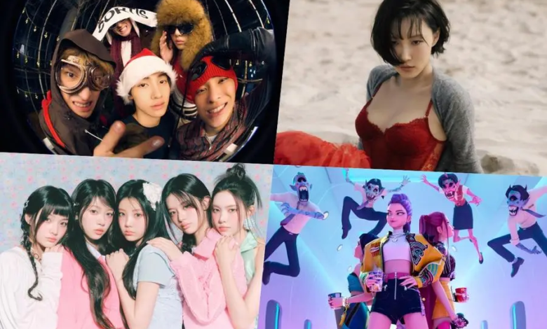 يتصدر كل من CORTIS و هواسا وILLIT و HUNTR/X  قوائم الأغاني الأسبوعية في Circle 