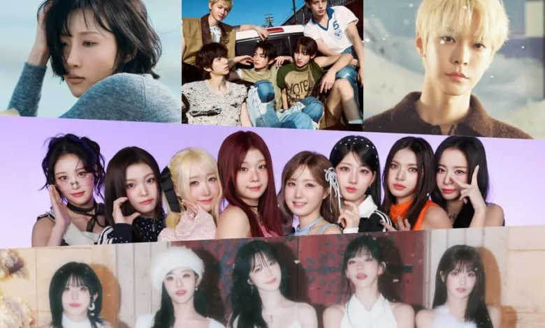 هواسا و CORTIS و دويونغ و SAY MY NAME و fromis_9 و TWICE و ILLIT وغيرهم يتصدرون قوائم الأغاني الشهرية و الأسبوعية