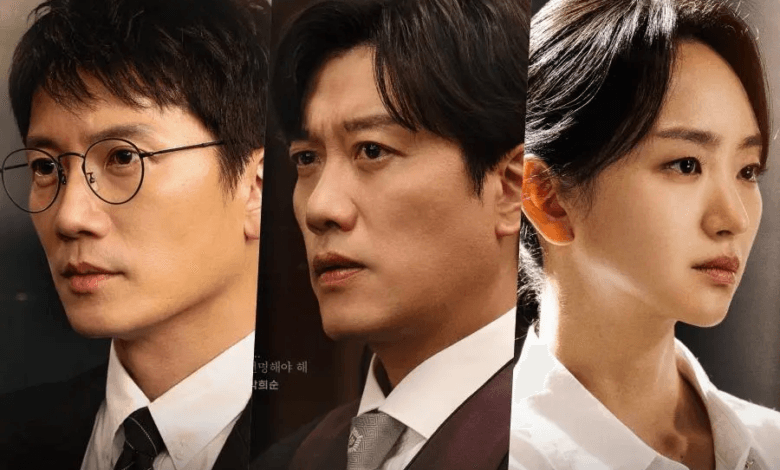 يعرض كل من جي سونغ، وبارك هي سون، وون جين آه مبادئهم الشخصية للعدالة في ملصقات مسلسل "عودة القاضي - The Judge Returns"