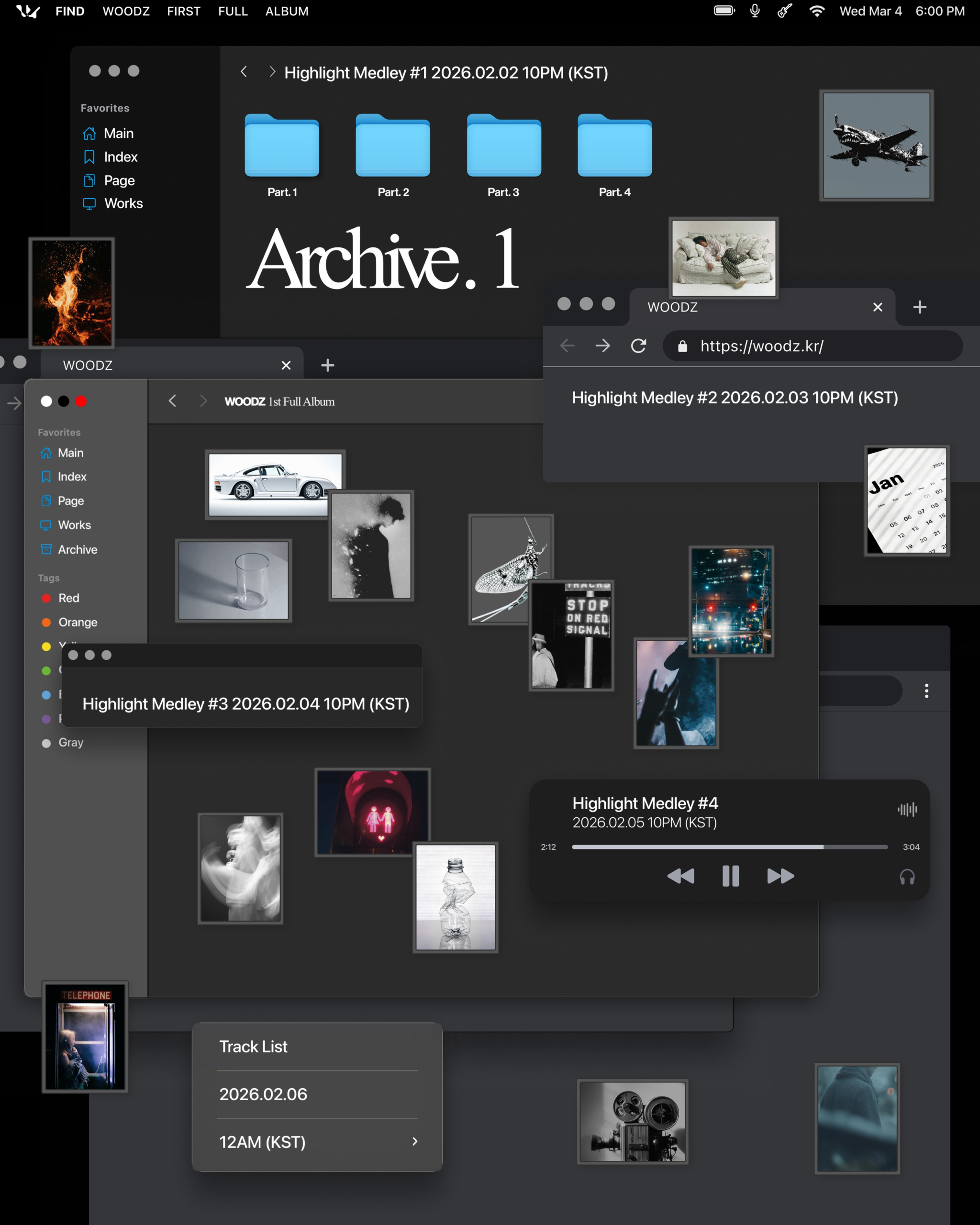 المغني WOODZ يكشف عن جدول أغاني ألبومه الكامل الأول "Archive. 1"