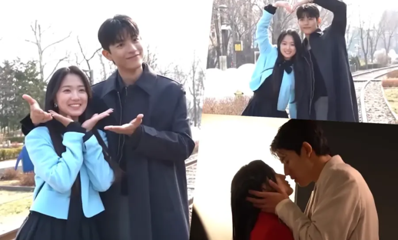 شاهد: كيم هاي يون و لومون يتبادلان كيمياء دافئة أثناء تصوير مشاهد القبلات في مسلسل "حكاية بلا ذيول - No Tail To Tell"