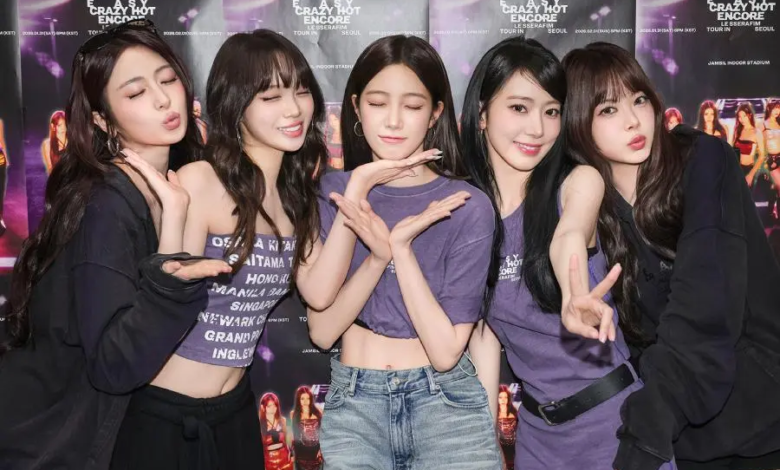 تم تأكيد عودة فرقة LE SSERAFIM في أبريل